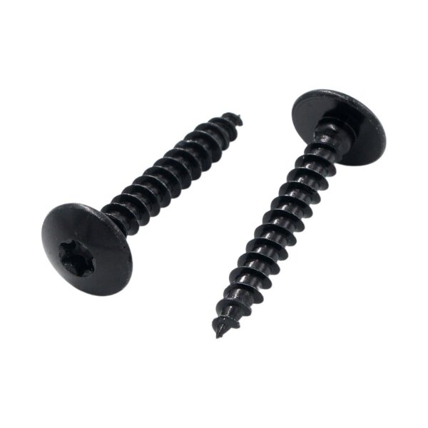 Holzschrauben Tellerkopf schwarz 7,0 x 60 mm - 200 Stk.