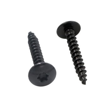 Holzschrauben Tellerkopf schwarz 7,0 x 60 mm - 200 Stk.