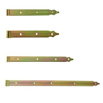 Ladenband galvanisiert 2er Set - 400x35mm - Ø13mm