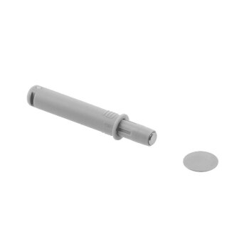 Einlass-Druckschnäpper mit Magnetspitze grau