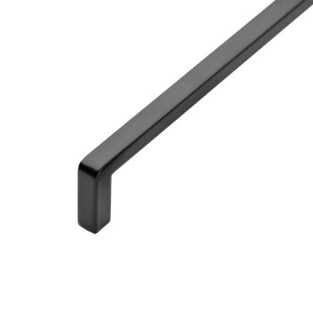 Möbelgriff BAGIO, Bohrlochabstand  160 mm, Material - Zamak, Oberfläche - Schwarz matt