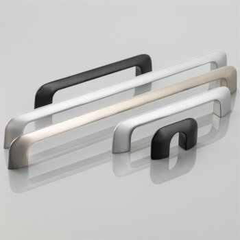 Möbelgriff - MILANO 256 mm schwarz matt