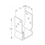 Stützenfuß 71x150x60x4 mm PSOZ 70