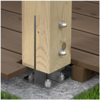 Stützenfuß 120x250x8 mm PUW 120