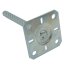 Stützenfuß zum Einlassen 130x205x3 mm PPS 130