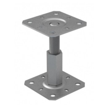 Höhenverstelbarer Pfostenträger 100x130 mm M20 PR 100/130