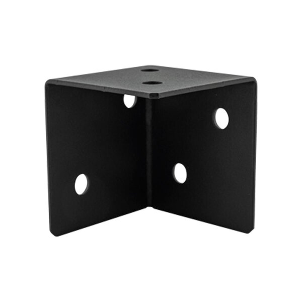 Eckverbinder Schwarz 85x85x2,5 mm GPPS 85