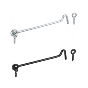 Sturmhaken mit Öse 140 mm Schwarz ZHK 140 C