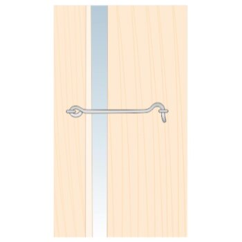 Sturmhaken mit Öse 160 mm ZHK 160
