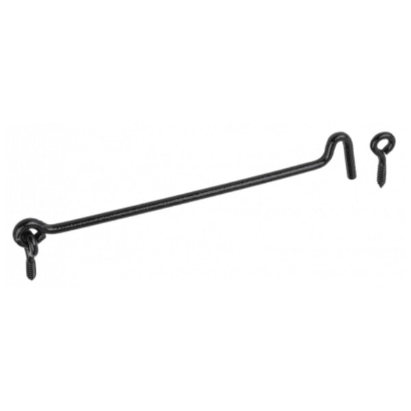 Sturmhaken mit Öse 180 mm Schwarz ZHK 180 C