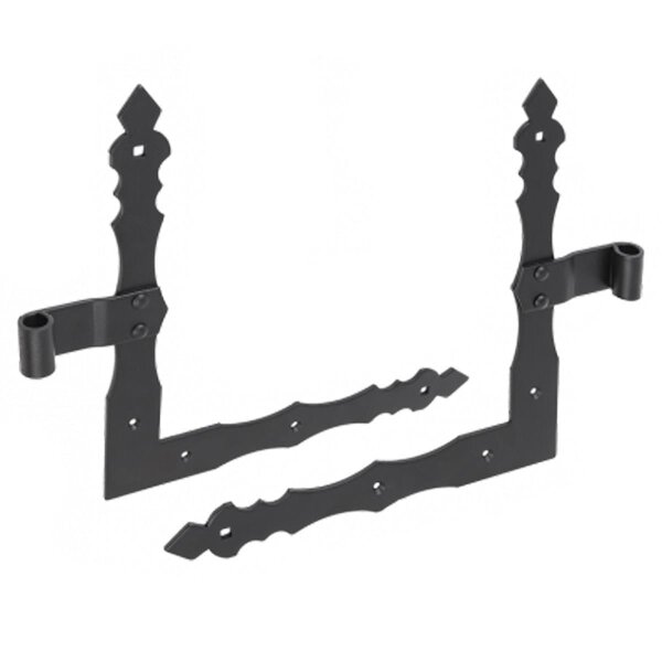 Winkelband 1 Paar Schwarz 300x300x3 mm ZNO 300/13 C