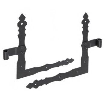 Winkelband 1 Paar Schwarz 300x300x3 mm ZNO 300/13 C