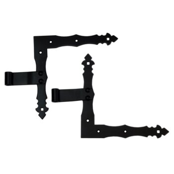 Winkelband 1 Paar Schwarz 300x300x3 mm ZNO 300/13 C