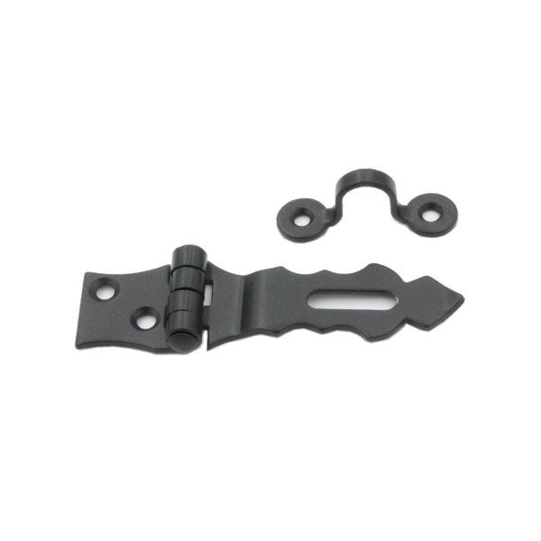 Überfalle Schwarz 75x30x2 mm ZOZ 75 C