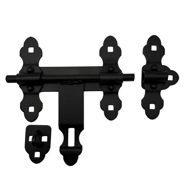 Bolzenriegel Schwer Schwarz 200 mm WCZ 200 C