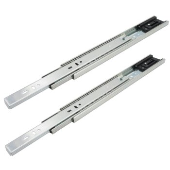 Schubladenschiene H45 mit Selbsteinzug, Vollauszug, 250 mm