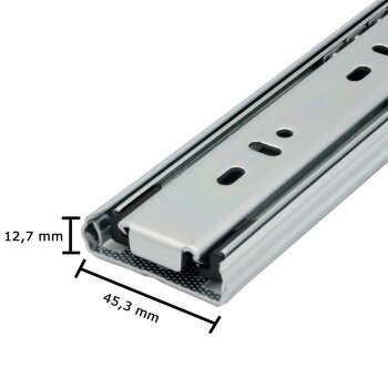 Schubladenschienen 45 mm mit SoftClose 30 cm 1 Paar