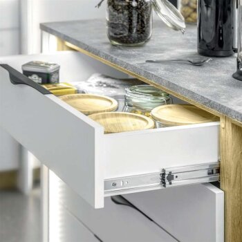 Schubladenschienen 45 mm mit SoftClose 45 cm 1 Paar