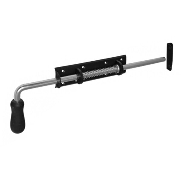 Federriegel mit Holzhebel 420x50 mm schwarz WSP420C