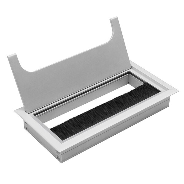 Kabeldurchführung silber 80x160 mm