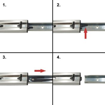 Schwerlastauszug bis 100 kg 700 mm