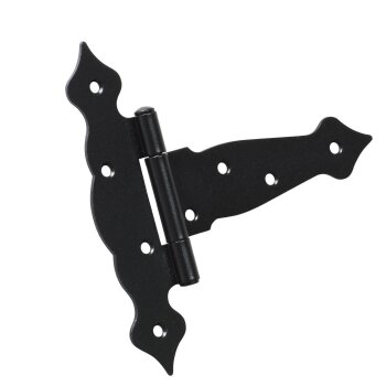 Kreuzgehänge dekorativ schwarz 150x45x185x2,5 mm