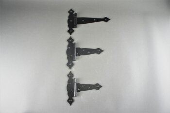 Kreuzgehänge dekorativ schwarz 200x50x190x2,5 mm