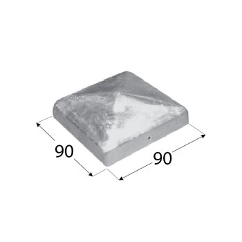 Pfostenkappe Pyramide 90 mm