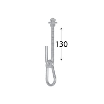 Schaukelhaken B m12 130 mm