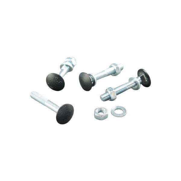 4er Set Schlossschraube schwarz 6 x 40 mm