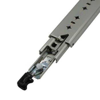 Schwerlast Vollauszug mit Verriegelung (100 kg) 60 cm (1Paar)