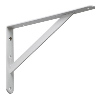 Stahlkonsole Weiß 250x150x20x3 mm WSWP