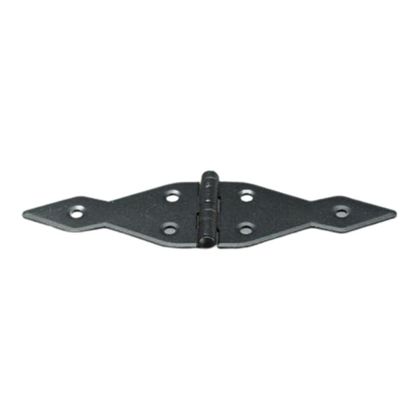Deckelscharnier Möbelscharnier dekorativ schwarz 125 / 250 mm