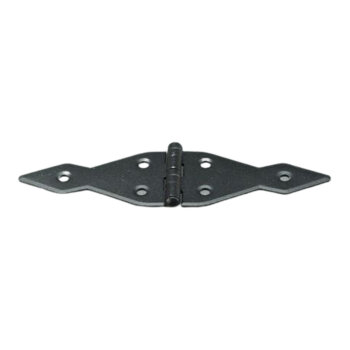 Deckelscharnier Möbelscharnier dekorativ schwarz 150 / 300 mm