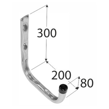 Einzelhaken Typ U 200x300x80 mm HPU 200