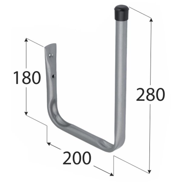 Haken lang 200x180x280 mm HWS 200, 4,84 €
