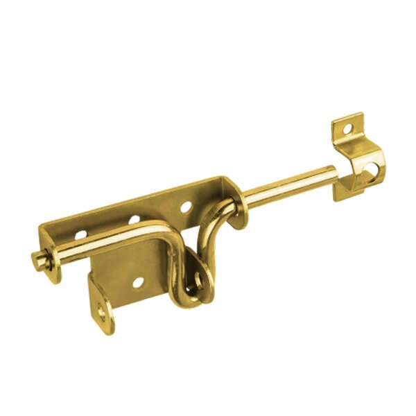 Schlossriegel 100x58x2,5 mm WOK gelb