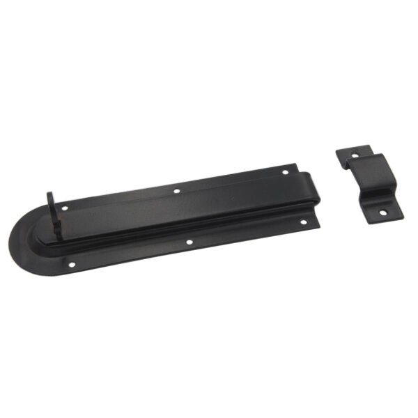 Schubriegel schwarz 160x46x1 mm WZD