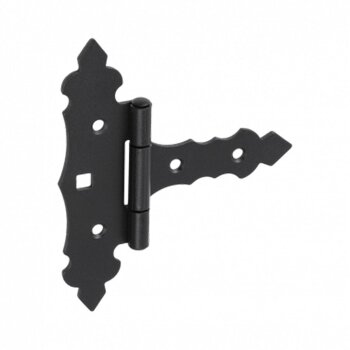 Kreuzgehänge schwarz 2er Set - 75x35x130x2 mm