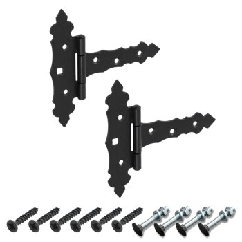 Kreuzgehänge schwarz 2er Set - 100x35x130x2 mm
