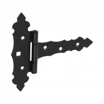 Kreuzgehänge schwarz 2er Set - 100x35x130x2 mm