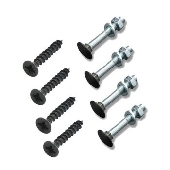 Kreuzgehänge schwarz 2er Set - 150x50x170x2,5 mm
