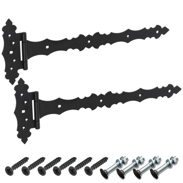 Kreuzgehänge schwarz 2er Set - 400x50x170x2,5 mm