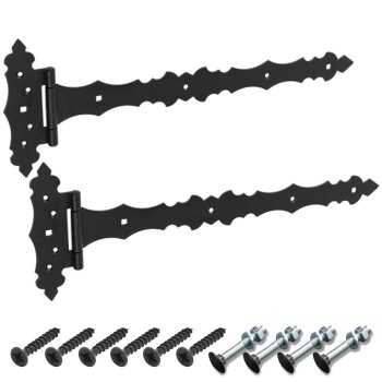 Kreuzgehänge schwarz 2er Set - 400x50x170x2,5 mm