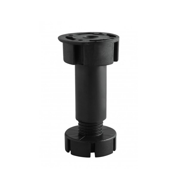 Stellfuß schwarz höhenverstellbar 87-120 mm DPA