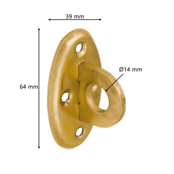 Schlaufe für Riegel 64x39 mm SP 6