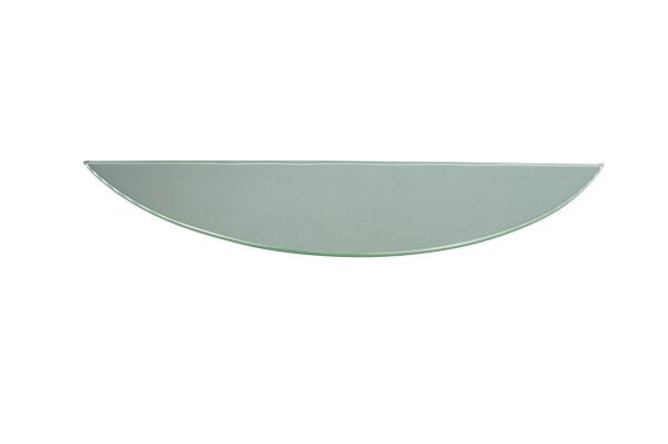 Glasregal mit Halter Halbrund klar 60x15 cm Flamingo