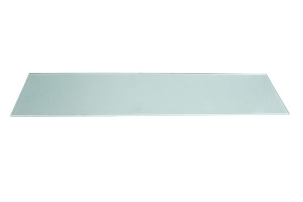 Glasregal mit Halter Rechteck matt 60x15 cm Croco