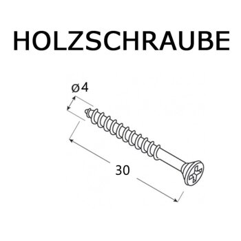 Kreuzgehänge 2er Set - 200x50x110 mm