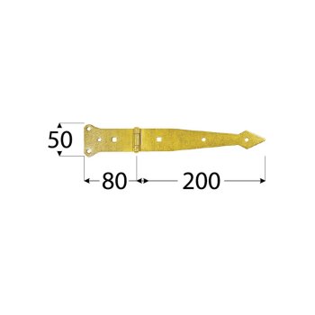 Werfgehänge 2er Set - 200x80 mm